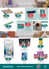 Volantino Altasfera Pagina 23: Crancy Dog Gold Menu €8,15, Catsan lettiera gatti €5,75