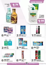 Volantino Vivo Supermercati Pagina 13: Schiuma da barba Palmolive €2,99, Assorbenti Idea Lines €0,85