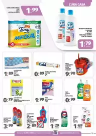 Volantino Vivo Supermercati Pagina 15: Mocio lavapavimenti completo vileda standard/colorato €9,90, Piatti Fiorillo €0,99
