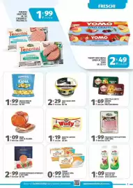 Volantino Vivo Supermercati Pagina 3: Prosciutto cotto affettato Gran Terre €1,99, Yogurt Parmalat Zymil €0,99