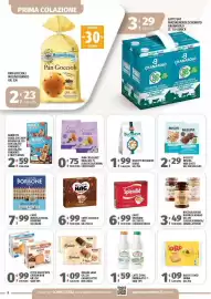Volantino Vivo Supermercati Pagina 8: Nocciolata bio Rigoni di Asiago €3,49, Rulade Lago €1,09