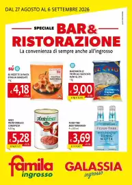 Volantino IperFamila Pagina 1: Greci prontofresco condipizza €5,28, Fever Tree Mediterranean Tonic Water €3,69