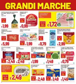 Volantino IperFamila Pagina 2: Capitan Findus bastoncini €1,99, Findus piselli novelli €1,49