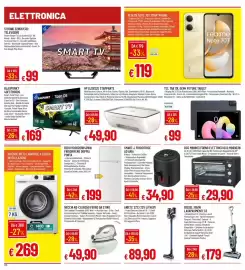 Volantino IperFamila Pagina 24: Bissel 3551N lavapavimenti C3 €179,00, Necchi ferro da stiro €49,90