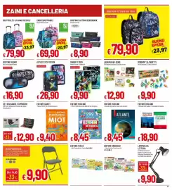 Volantino IperFamila Pagina 27: Diario 12 mesi Seven Pocket / Standard €9,90, Bustina Eastpak Benchmark €8,90