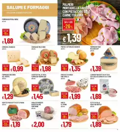 Volantino IperFamila Pagina 9: Formaggio Marmolada €1,45, Arista al forno all'etto €1,79