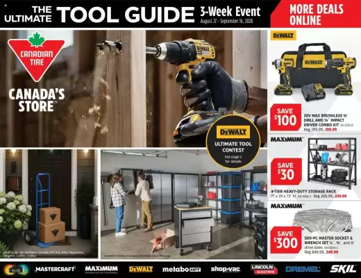 Canadian Tire flyer (valid until 16-09)
