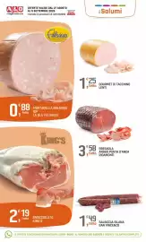 Volantino A&O Pagina 2: Mortadella Bologna IGP La Blu Felsineo €0,88, Bresaola Angus Punta d'Anca Rigamonti €3,58