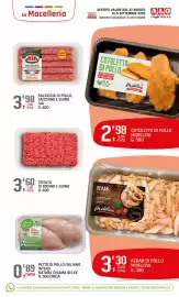 Volantino A&O Pagina 5: Tritato di bovino e suino €3,60, Salsiccia di pollo, tacchino e suino AIA €3,98