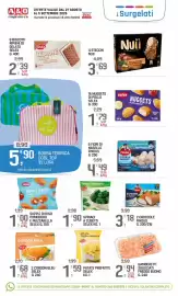 Volantino A&O Pagina 6: Spinaci a cubetti Selex €1,90, 2 Crocchette Findus €3,18