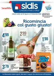 Volantino Sidis Pagina 1: Olio extra vergine di oliva il frantolio carapelli €4,99, Prosciutto di San Daniele Framon €2,89
