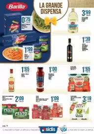 Volantino Sidis Pagina 14: Pesto alla genovese Pollì €2,09, Olive Pollì €1,09