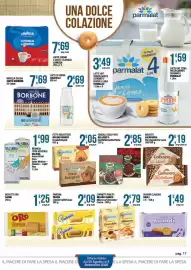 Volantino Sidis Pagina 17: Fette biscottate Mulino Bianco Dorate/Integrali €2,05, Pavesini Classici/Caffè/Cacao €2,09