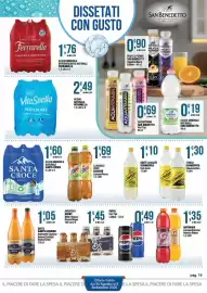 Volantino Sidis Pagina 19: Acqua minerale naturale Santa Croce €1,60, Bibite Sanpellegrino Arancata Classica €1,05