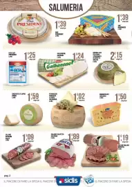 Volantino Sidis Pagina 2: Salame golfetta golfera €1,89, Feta DOP President €1,25