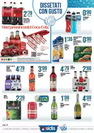 Volantino Sidis Pagina 20: Birra Beck's €2,29, Succo di frutta Optimum Yoga €0,90