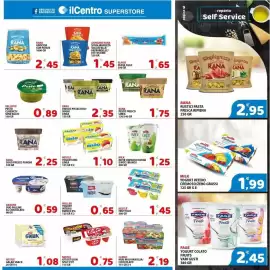 Volantino Il Centro Superstore Pagina 9: Rana sugo fresco funghi €2,25, Milk yogurt intero cremoso/zero grassi €1,99