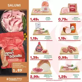 Volantino Supermercati Pasquale Prisco Pagina 2: Levoni mortadella oro con pistacchio €1,49