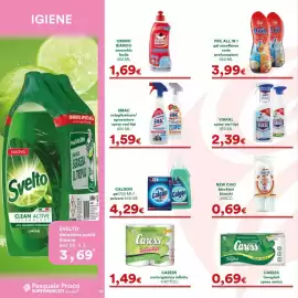 Volantino Supermercati Pasquale Prisco Pagina 22: SMAC scioglicalcare/sgrassatore spray €1,59, Calgon gel €4,29