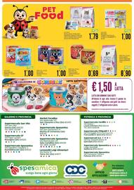 Volantino SpesAmica Pagina 16: Lechat bocconcini manzo/tonno €1,00, Special Dog Bocconi Manzo/Pollo €1,00