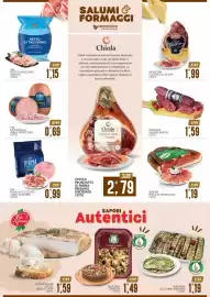 Volantino SpesAmica Pagina 2: Fini prosciutto cotto lusso addobbo €0,99, Senfter speck di montagna €1,19