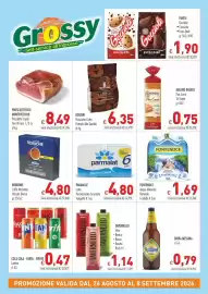 Volantino Cash & Carry Grossy Pagina 1: Borbone Caffè Macinato Miscela Decisa €4,80, Fontenoce Acqua Minerale Naturale €1,69
