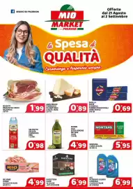Volantino Mio Market Pagina 1: Gran regale formaggio da grattugia a pasta dura €0,89