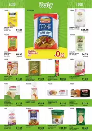 Volantino Italy Cash and Carry Pagina 6: Farina Divella tipo "00" €2,69, Knorr brodo ai funghi €19,99