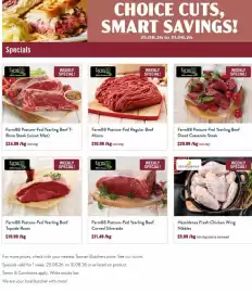 Tasman Butchers catalogue week 35 Page 1: Farm88 Pasture-Fed Regular Beef Mince €10,99