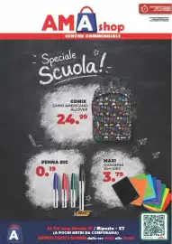 Volantino Amashop Pagina 1: Comix zaino americano allover €24,99, Penna Bic €0,19