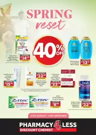 Pharmacy4Less catalogue Page 1: La Roche-Posay Cicaplast Baume B5+ €15,59, OGX Shampoo or Conditioner €13,19