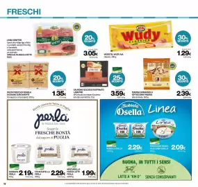 Volantino Superconti Pagina 12: Pasta fresca di semola di grano duro Maffei €1,35, Salmone scozzese raffinato Labeyrie €3,59
