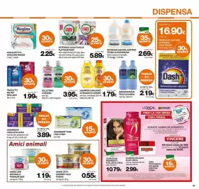 Volantino Superconti Pagina 17: Shampoo o balsamo ultradolce Garnier €1,79, Detersivo lavastoviglie Platinum Fairy €5,89