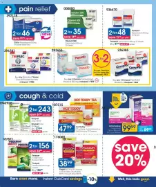 Clicks catalogue Page 10: Flugon Capsules €38,99, Prospan Cough Syrup & Liquid 100 ml €156,00