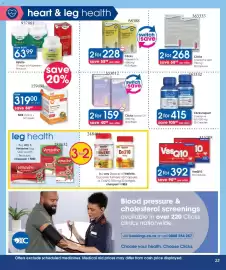 Clicks catalogue Page 23: Clicks Expert Coenzyme Q10 150 mg €415,00, Clicks Coenzyme Q10 €268,00