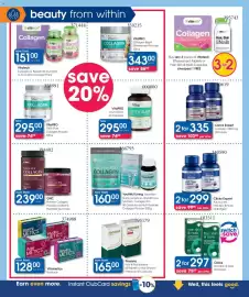 Clicks catalogue Page 24: Prosana Hair & Nail Booster €165,00, Clicks Expert Advanced Hair, Skin & Nails €299,00