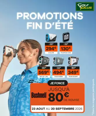 Golf Plus (valable jusqu'au 20-09)