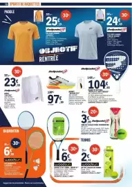 Catalogue E.Leclerc page 10: Bullpadel SHORT "CASTIEL" €23,09, Bullpadel Tube de 3 balles padel premium/pro €3,99