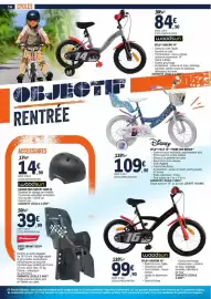 Catalogue E.Leclerc page 14: Polisport SIÈGE ENFANT VÉLO €39,99, Disney VÉLO(4) FILLE 14" "REINE DES NEIGES" €109,90