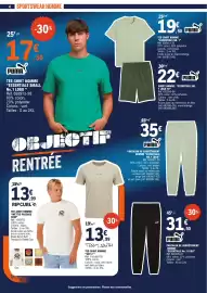 Catalogue E.Leclerc | OPERATION MAGASIN N°5 RDC page 4: PUMA Pantalon de survêtement homme €35,00