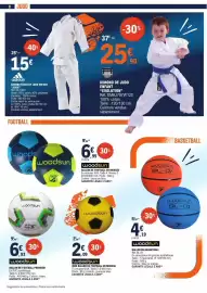 Catalogue E.Leclerc page 8: Woodsun BALLON DE FOOTBALL EN MOUSSE €6,99, Woodsun MINI BALLON DE FOOTBALL EN MOUSSE €2,09