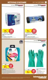 Catalogue Intermarché Express page 11: ÉLEPHANT Lavettes microfibre €2,92, Apta Gants interchangeables €1,39