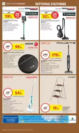 Catalogue Intermarché Hyper page 38: Vaporetto Balai vapeur €54,99, Rowenta Aspirateur laveur X-Clean 2 en 1 €179,99