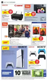 Catalogue Intermarché Hyper page 46: SONY MANETTE SANS FIL DUALSENSE PS5 €69,90, TCL TV 50" QLED FULL HD 50S5L €289,00