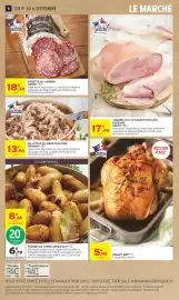 Catalogue Intermarché Hyper page 8: Prunier Rillettes du Mans Pur Porc €13,90, JAMBON CUIT LE CHARUTIER AVEC COUENNE €17,40