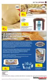 Catalogue Intermarché Contact semaine 36 page 11: L'ARTISAN PÂTISSIER CAKE CHOCOLAT €1,49, FALUCHE €0,49