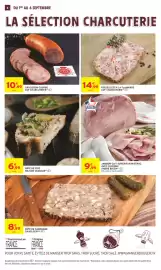 Catalogue Intermarché Contact semaine 36 page 4: MAISON VASSEUR PÂTÉ DE FOIE €6,99, CGF CHARCUTERIE SAUCISSON COURBE €10,99