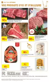Catalogue Intermarché Contact semaine 36 page 6: Viande Bovine: T-Bone ou T-Bone €16,90, Viande Bovine €12,90