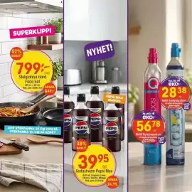 EKO reklamblad Sida 2: Water2you Refill Kolsyrepatron €28,38, Stekpanna Hard Face Set €799,00