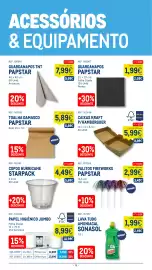 Catálogo Makro semana 35 Página 19: Guardanapos papstar €1,99, Copos hurricane starpack €4,49